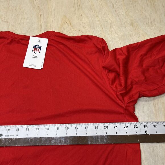 NEW XL Kansas City Chiefs Nike Red Icon Legend Long Sleeve Dri Fit Shirt - Picture 8 of 10